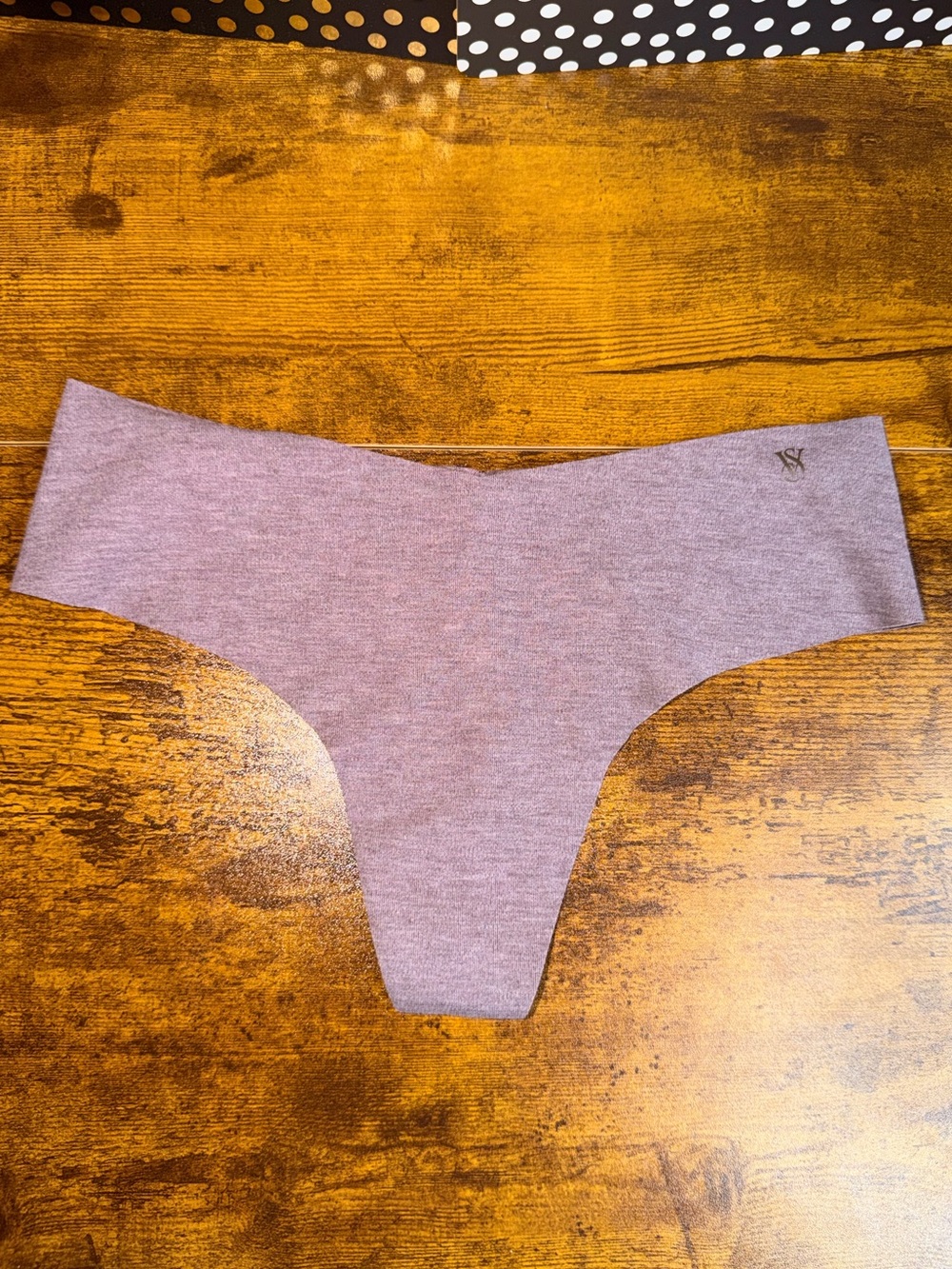 Victoria’s Secret cotton no show panty in Heather Cocoa Blush